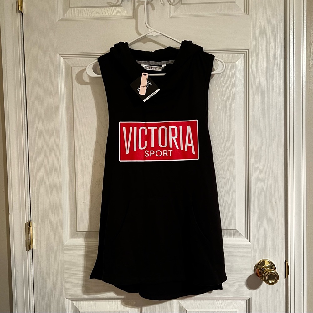 NWT Victoria Sport Cutoff Sweatshirt